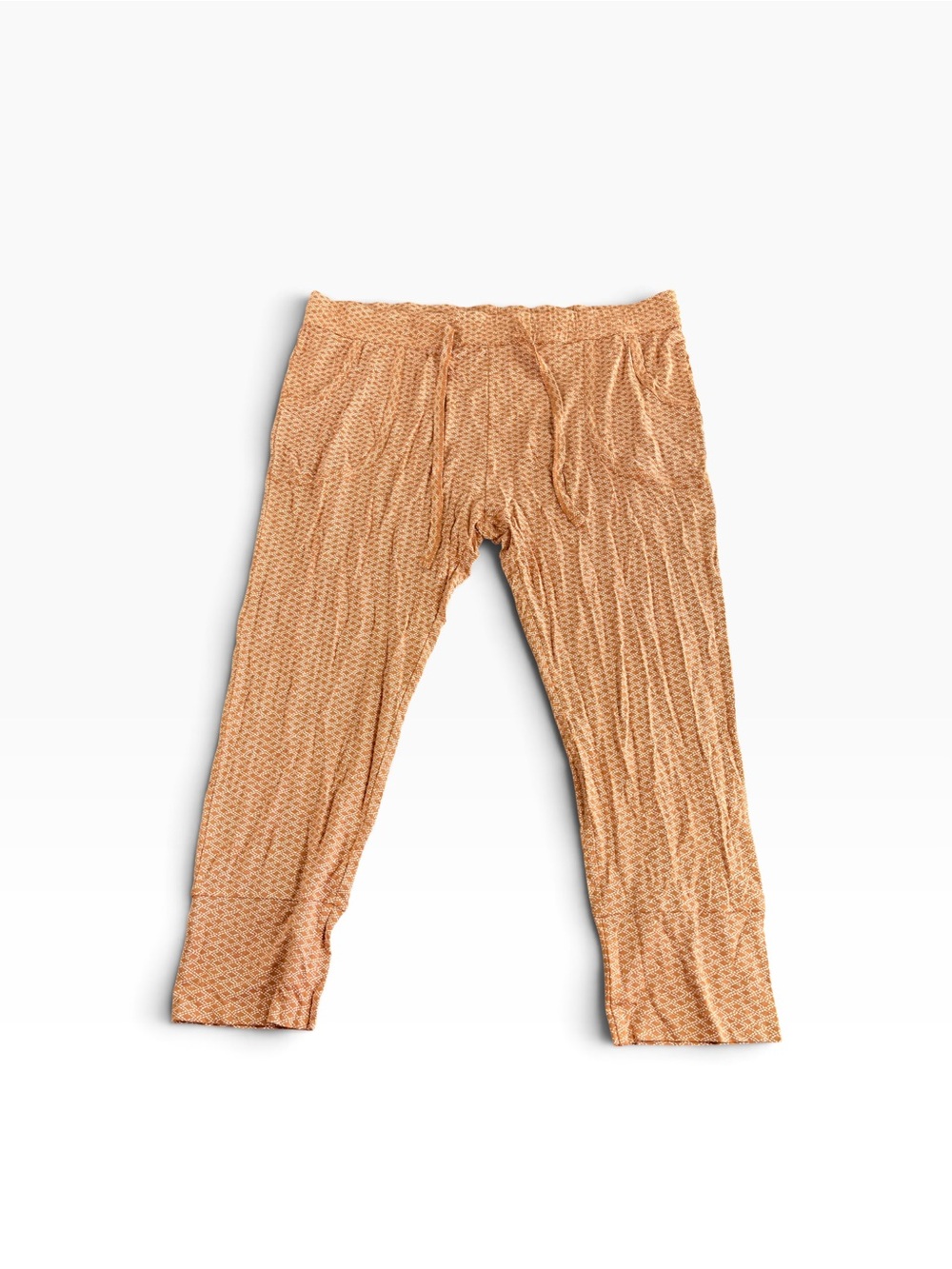 kate quinn Peach Knit Drawstring Jogger Pants